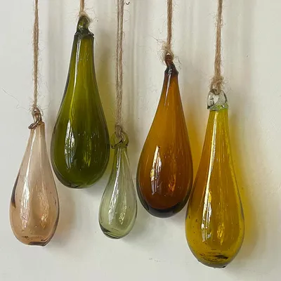 Outdoor decorative accessories - Goutte de verre recyclé - LA MAISON DAR DAR