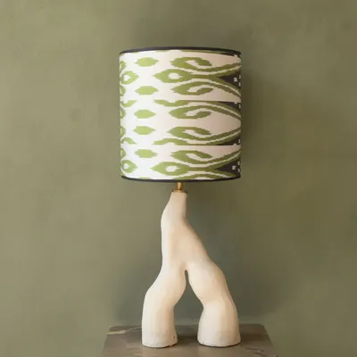 Lampes de table - Lampe inférieure en céramique fabriquée à la main, pièce unique - STUDIO WILD ORANGE
