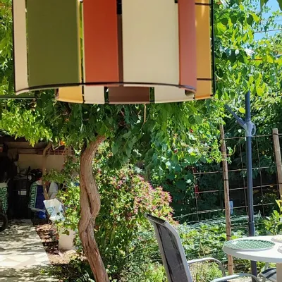 Objets de décoration - LAMPE POP STRIPE L'AUTOMNE - ZARALOBO