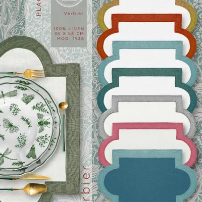 Placemats - VERBIER LINEN PLACEMAT - LA CUCA