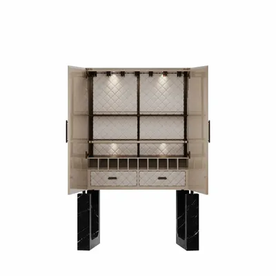 Bookshelves - Lincoln Drink Cabinet Made in Portugal By Porus Studio - PORUS STUDIO