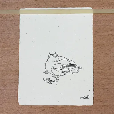 Cadeaux - Carte de correspondance - Illustration minimaliste - COSETTE ET LES LYS