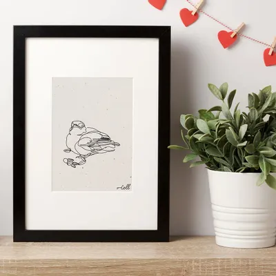 Cadeaux - Carte de correspondance - Illustration minimaliste - COSETTE ET LES LYS