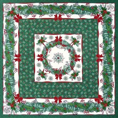 Table linen - New Year's Eve tablecloth - BEAUVILLÉ