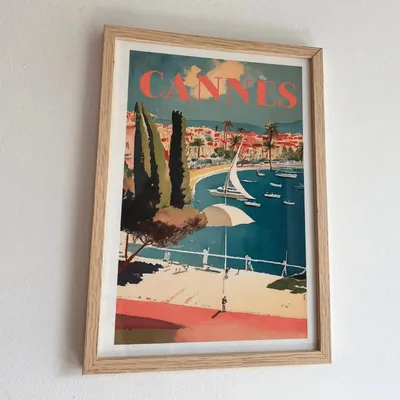 Poster - Fine Art Poster Cannes - ËME CULTURE ART