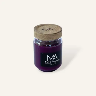 Decorative objects - OUD - Scented Candle (Small Jar) - MAT AMANDINE