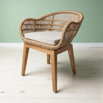 Fauteuils - Fauteuil outdoor en teck  grade A - CHT12 - BALINAISA