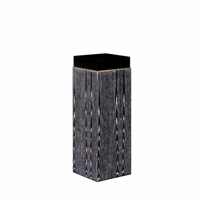 Other tables - Block Pedestal in Black Limed Oak - DUISTT
