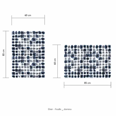 Wallpaper - Wallpaper - Domino sheet 60x85cm - ELIXIR - LAUR MEYRIEUX COLLECTION