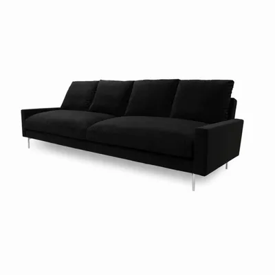 Sofas for hospitalities & contracts - Narciso Black Velvet | Sofa and armchair - CREARTE COLLECTIONS