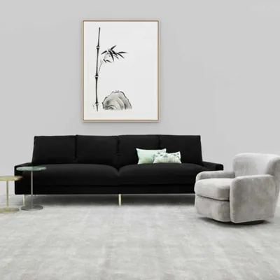 Canapés pour collectivités - Narciso Black Velvet | Canapé et fauteuil - CREARTE COLLECTIONS