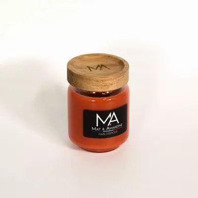 Decorative objects - GINGERBREAD - Scented Candle (Small Jar) - MAT AMANDINE