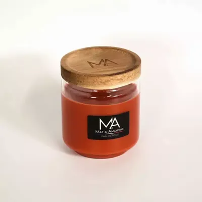 Decorative objects - GINGERBREAD - Scented Candle (Medium Jar) - MAT AMANDINE