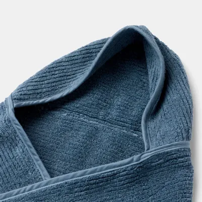 Bain pour enfant - Ribbed Hooded Towel - AZUR