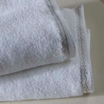 Porte-serviettes - Embroidery Towel - AZUR