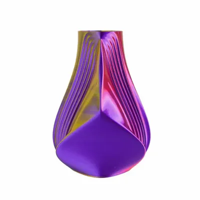 Aménagements pour bureau - Vase « Plaisir» | Multicolore, or/violet/rouge (Le meilleur de MOM 26) - AUURA