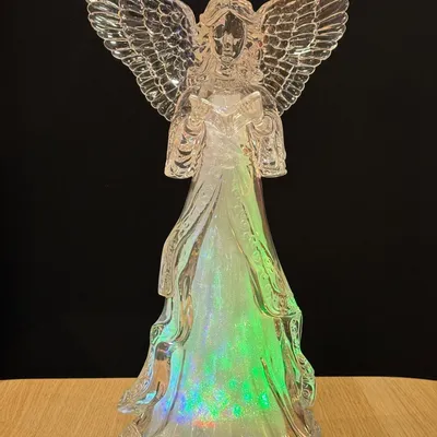 Nativity scenes and santons - LED Light-Up Angel Figurine – Reading - BLUE STAR B.V.