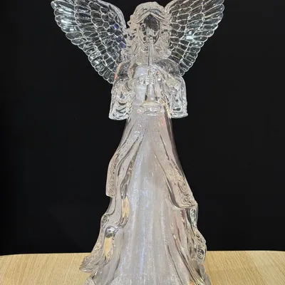 Crèches et santons - Ange Lumineux LED – Trompette - BLUE STAR B.V.