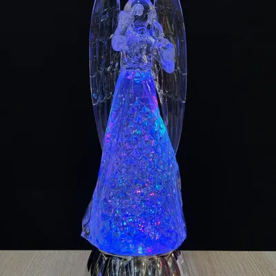 Autres décorations de Noël - Ange Lumineux LED avec Trompette – RGB et Alimentation DC - BLUE STAR B.V.