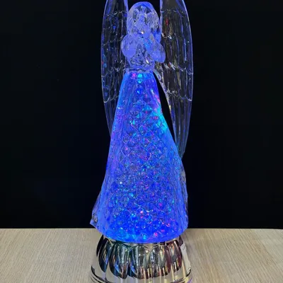 Other Christmas decorations - LED Lighted Angel with Dove – RGB & DC Power - BLUE STAR B.V.