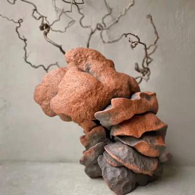 Vases - Vase "Fleur de nuit terra" - GALERIE SANA MOREAU