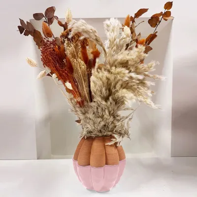 Vases - 3D PETRA Vase en argile émaillé ROSE - COMMON PLACE YOUR URBAN JUNGLE