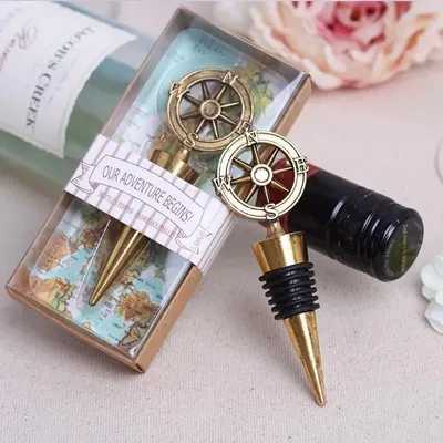 Cadeaux - Bouchon de bouteille - Traveller - Or ou Argent - SOSTRAW & SMARTTHINGS