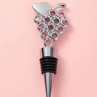 Gifts - Bottle Stopper - Grapes - Gold or Silver - SOSTRAW & SMARTTHINGS