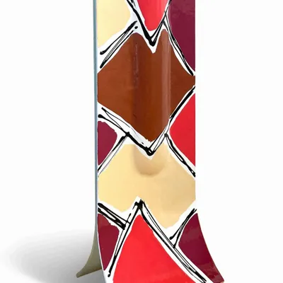 Vases - Vase Patchwork Saumon-Bronze 14x36 cm - CARNEOL GLASS