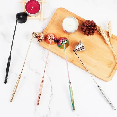 Gifts - Candle Extinguisher - Bell Shape - Silver, Gold, or Black - SOSTRAW & SMARTTHINGS