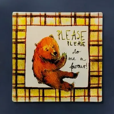 Decorative objects - Make me a favor! Please! Magnet - CARNEOL GLASS