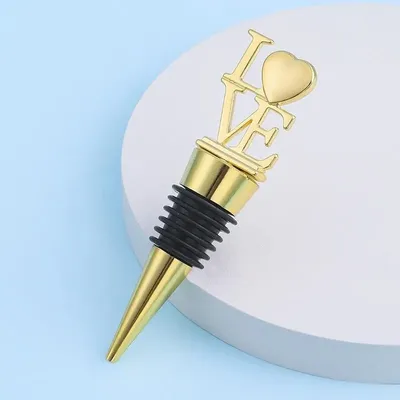 Gifts - Bottle stopper - LOVE - Gold or silver - SOSTRAW & SMARTTHINGS
