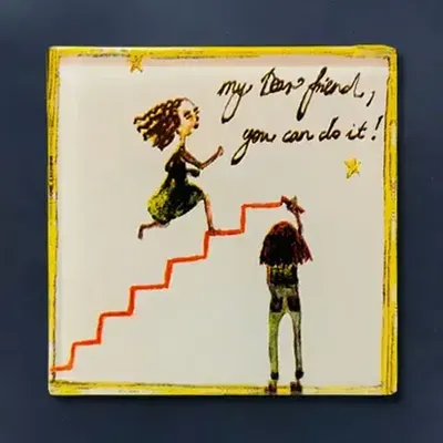 Objets de décoration - Tu peux le faire, magnet - CARNEOL GLASS