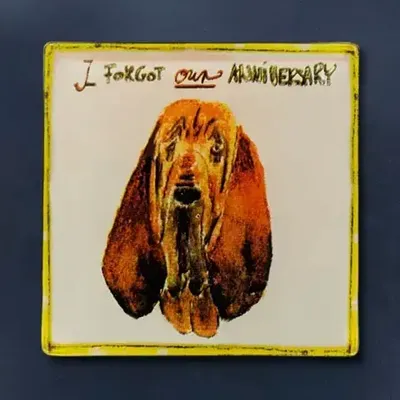 Decorative objects - Repentant dog who forgot the anniversary magnet - CARNEOL GLASS