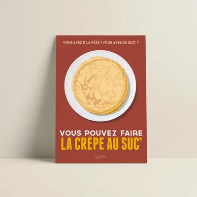 Poster - Poster La Crepe Au Suc - COSYNÉVÉ - MOUNTAIN POSTERS