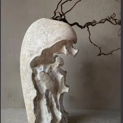 Vases - Vase en céramique "Roches de mes souvenirs" - GALERIE SANA MOREAU