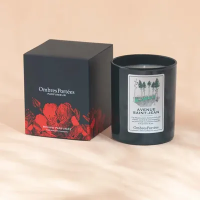 Candles - Ombres Portees Parfumeur scented candle Avenue Saint-Jean - OMBRES PORTÉES PARFUMEUR