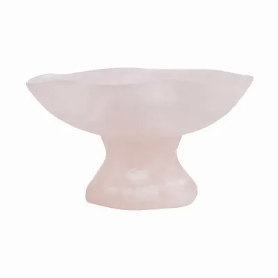 Platter and bowls - The Resin Organic Fruit Stand - Pink White - BAZAR BIZAR LIVING