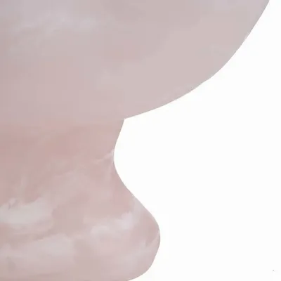 Platter and bowls - The Resin Organic Fruit Stand - Pink White - BAZAR BIZAR LIVING