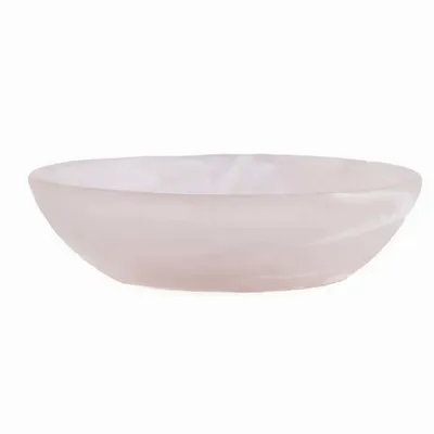 Mugs - The Resin Organic Bowl - Pink White - M - BAZAR BIZAR LIVING
