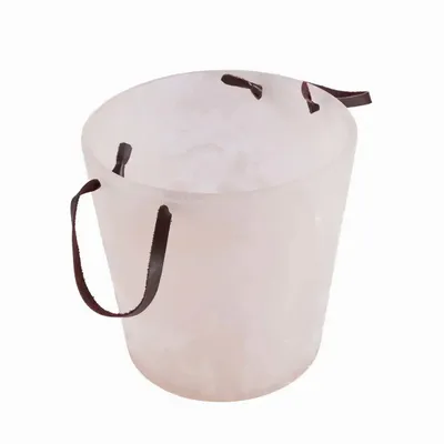 Platter and bowls - The Resin Ice Bucket - Pink White - BAZAR BIZAR LIVING