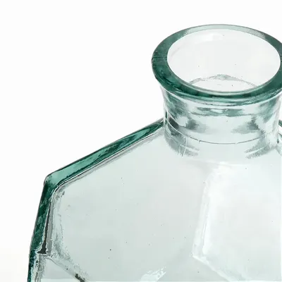 Vases - The Round Origami Vase - Blue - BAZAR BIZAR LIVING