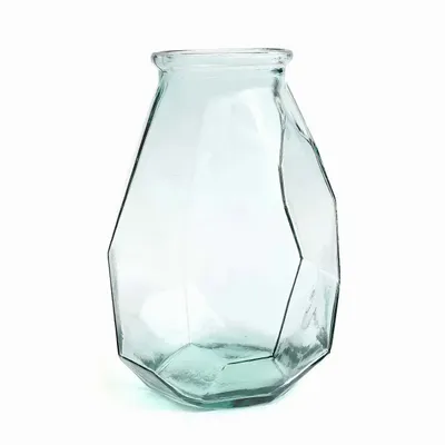 Vases - The Long Origami Vase - Blue - BAZAR BIZAR LIVING