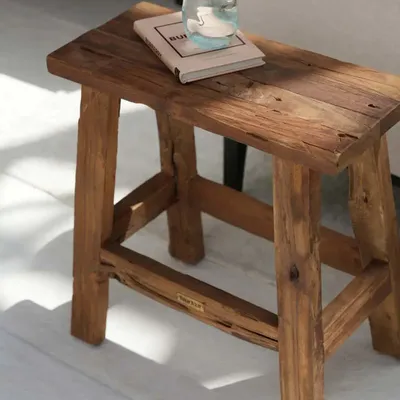 Stools - The Fab Rustic Stool - Natural - BAZAR BIZAR LIVING