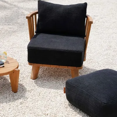 Armchairs - The Malawi One Seater - Natural Black - BAZAR BIZAR LIVING