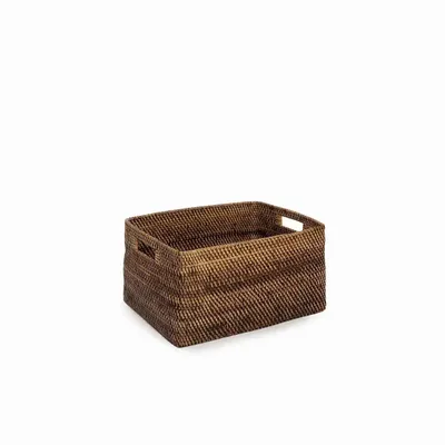 Shopping baskets - The Colonial Magazine Basket - Natural Brown - S - BAZAR BIZAR LIVING