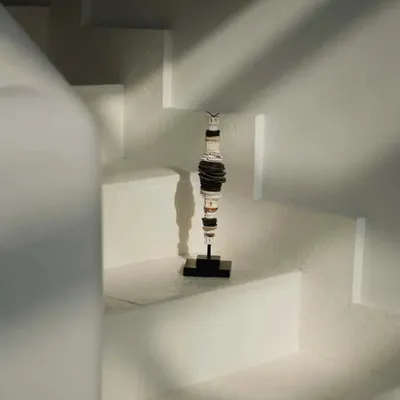 Other wall decoration - The Money Shell on Stand - Black White - S - BAZAR BIZAR LIVING