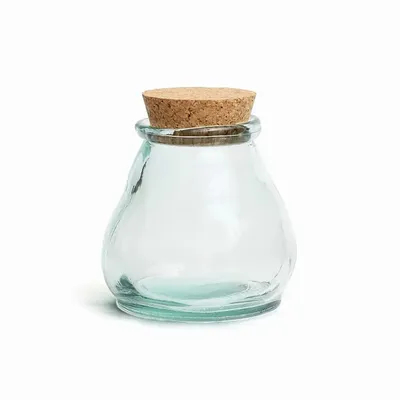 Glass - The Belly Glass Pot - Blue - M - BAZAR BIZAR LIVING