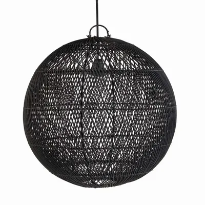 Abat-jours - L'Abat-jour Bubble - Noir - M - BAZAR BIZAR LIVING