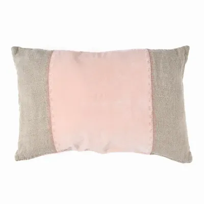 Fabric cushions - The Velvet Divorce Cushion Cover - Natural Pink - 30x50 - BAZAR BIZAR LIVING